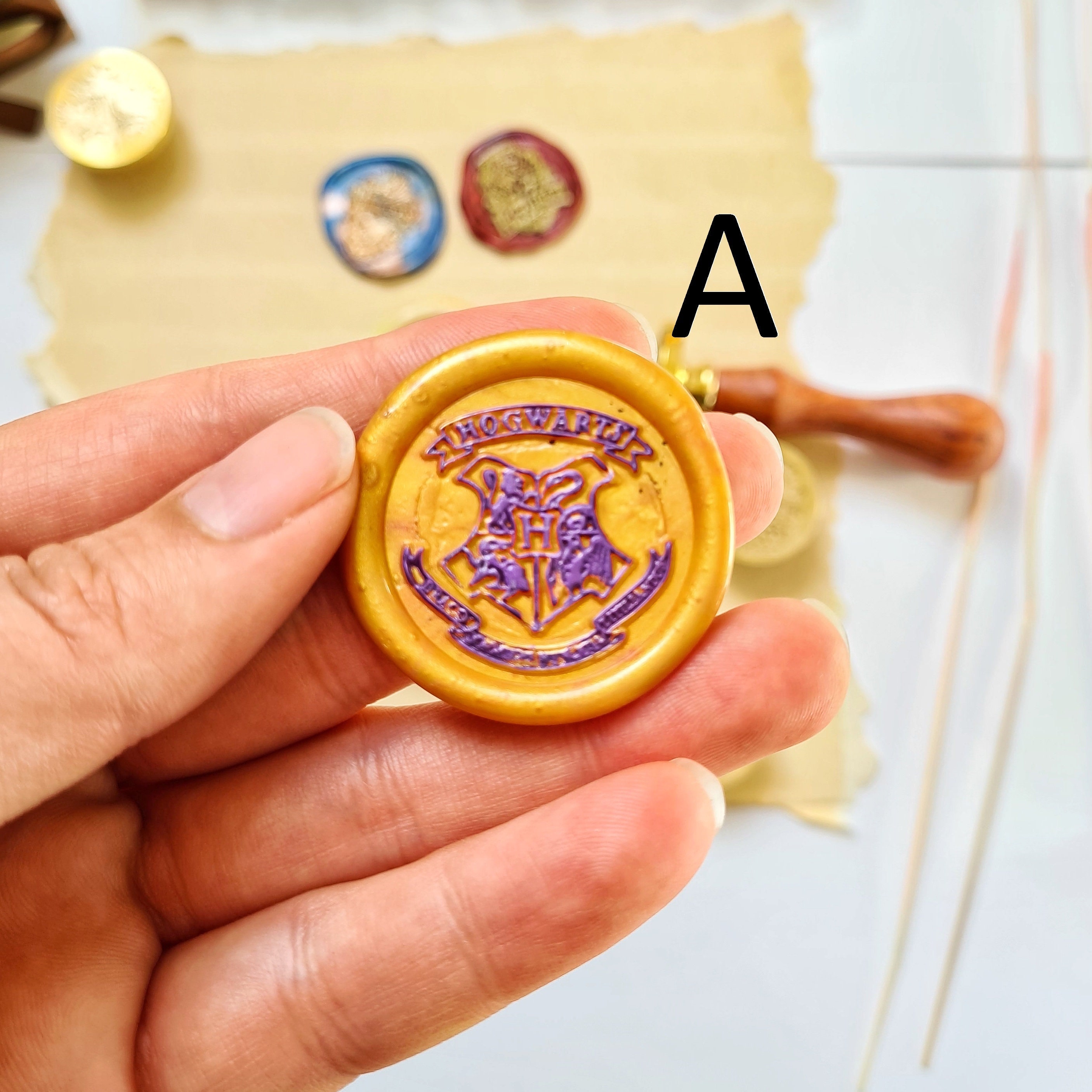 Harry Potter Wax Seals / Hogwarts letter wax seal / Gryffindor Etsy