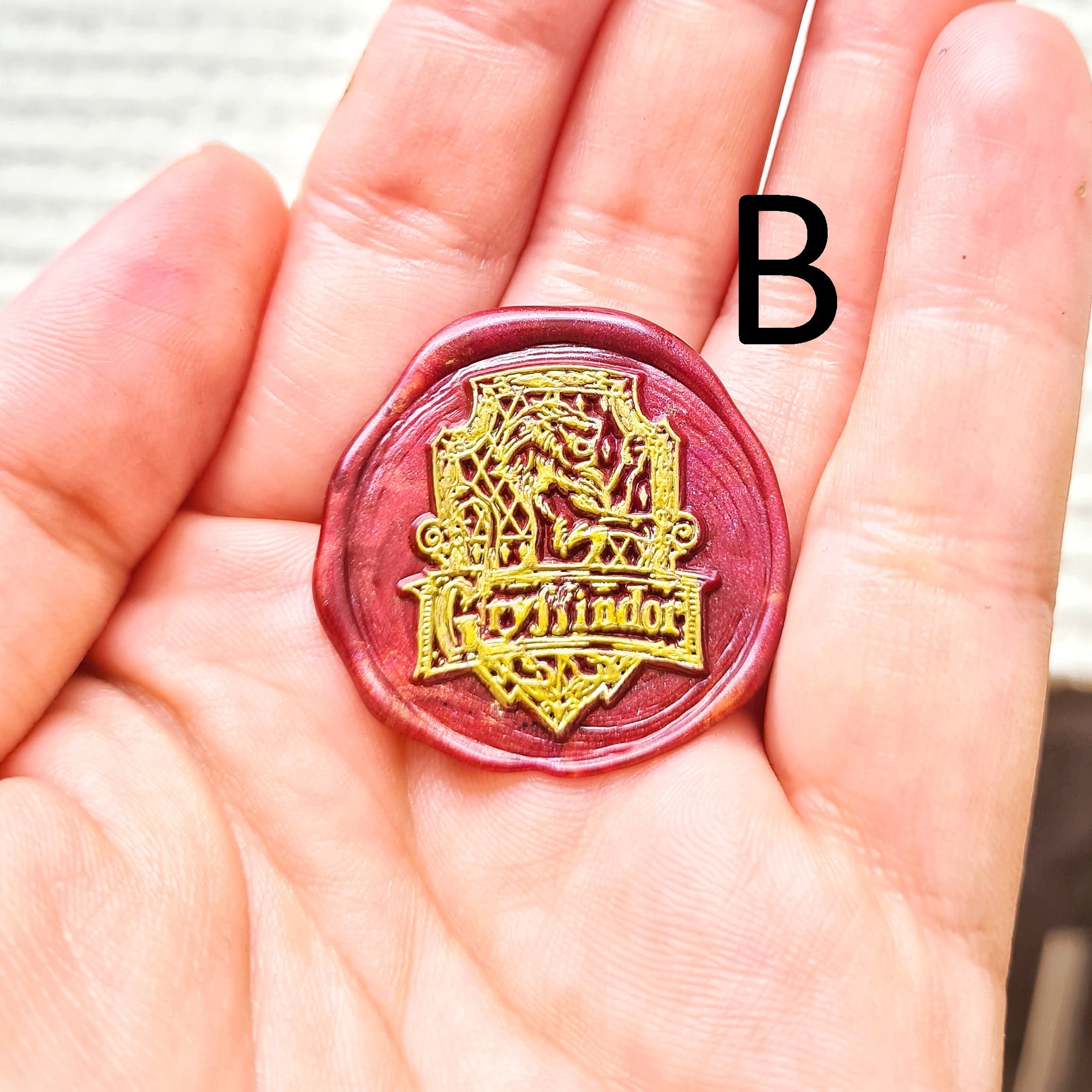 Harry Potter Wax Seals / Hogwarts letter wax seal / Gryffindor | Etsy
