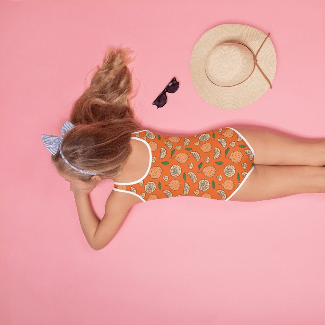 Sweet Juicy Orange Kids Swimsuit New 2021 Design Swimwear Etsy