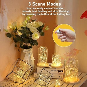 12 Pack (2m)LED Twinkle Lights Battery Operated Waterproof