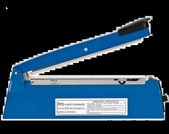 8" Heat Sealing Hand Impulse Sealer Machine Poly Free Element Plastic Sealer