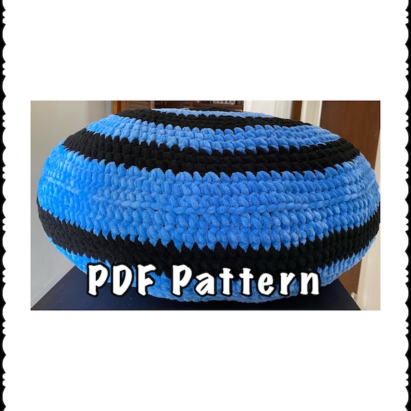 Super Bulky Meditation Pillow/Cushion Crochet Pattern