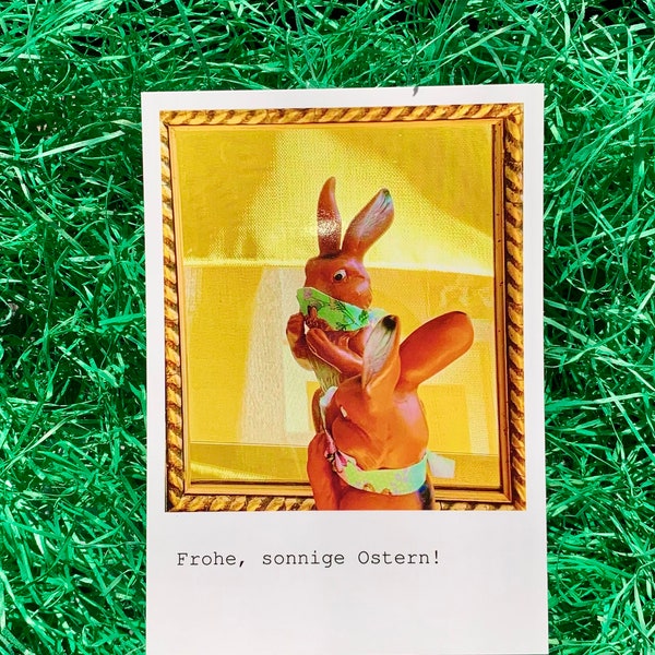 Postkarte Frohe, sonnige Ostern!