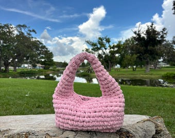 The Rosedale Purse - Handmade Crochet Handbag - KABO by kat