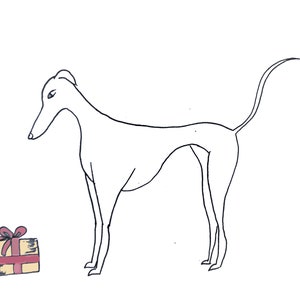 Celebrazione del cane greyhound