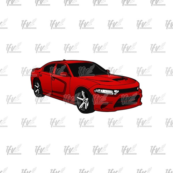 Red Dodge Png, Technical Drawing, Car Png, Dodge Car Svg, Dodge Svg, Car Decal, Dodge Car, Charger Decal, Printable Cars, Car Illustration