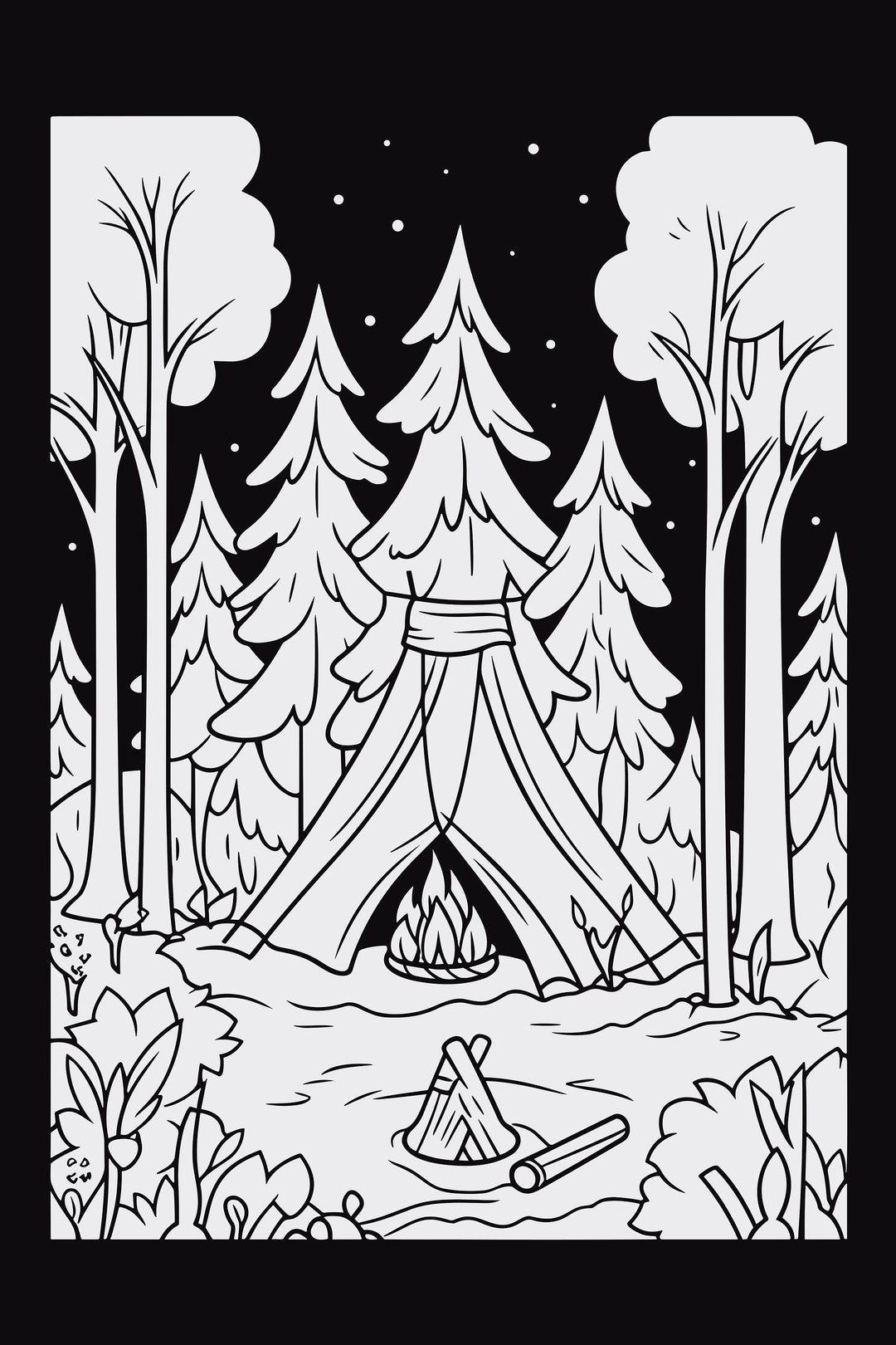 Camp Coloring Page Coloring Book - Il 1080xN.5965293401 Okbj