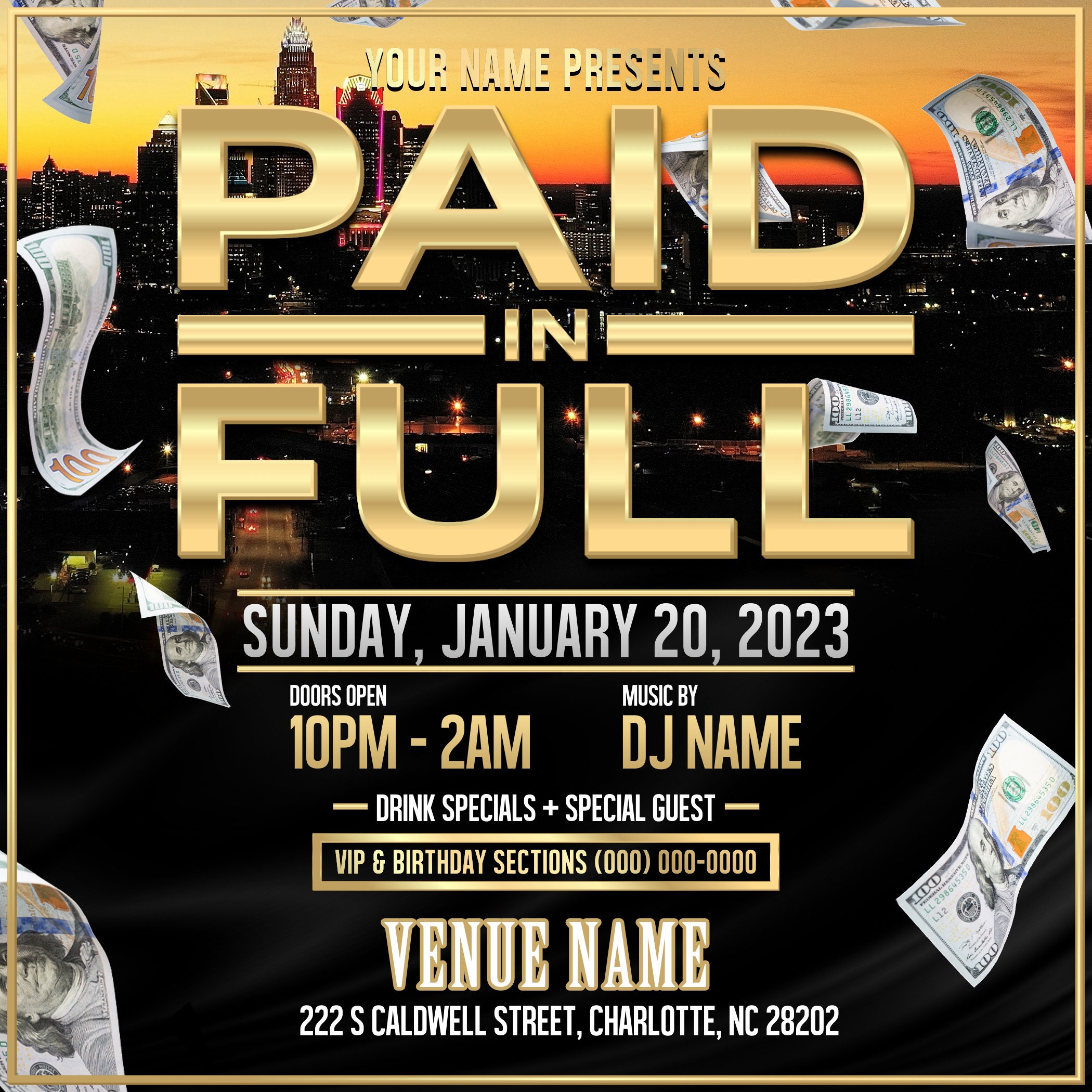 Digital Invitation 80s Vs 90s Party Invitation Template, 80s 90s Theme