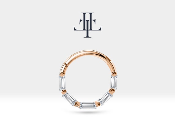 Orecchini A Cerchio Oro Giallo 14k Taglio Diamante – Lucchetto Francese – Gioielli Donna