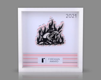 Feuerwehr Geschenke Geschenkidee Abschiedsgeschenk Präsent Pokale AWARD Ehrenpreis Jubiläum personalisiert individuelle Gravur + Deinem Logo