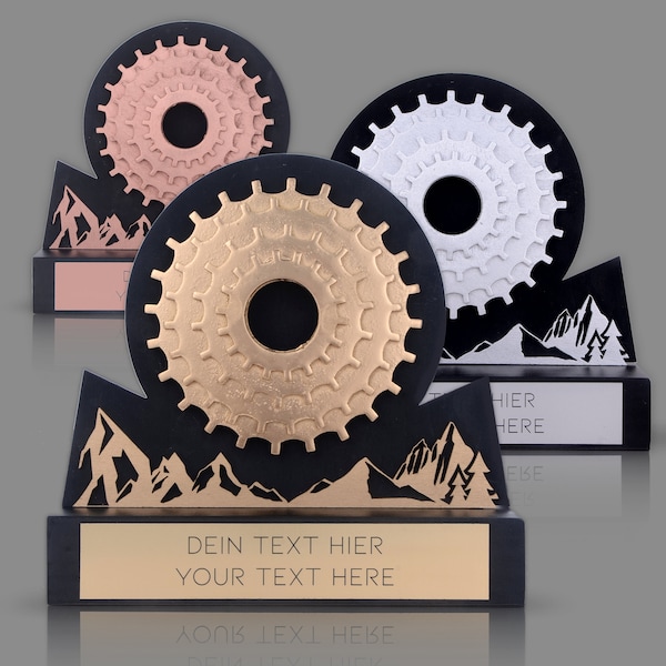 Pokale Radsport Kranz AWARD Ehrenpreis Trophäen Jubiläum Geschenke Top Auszeichnung mit deiner individuellen Gravur