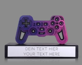 AWARD GAMER GAMING ESports Gamer Trophées Prix d'honneur Trophées Cadeaux d'anniversaire Gaming Top Award avec gravure individuelle
