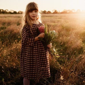 princess polly baby blue dress Palma Winter Check Dress – Gorman main image 1