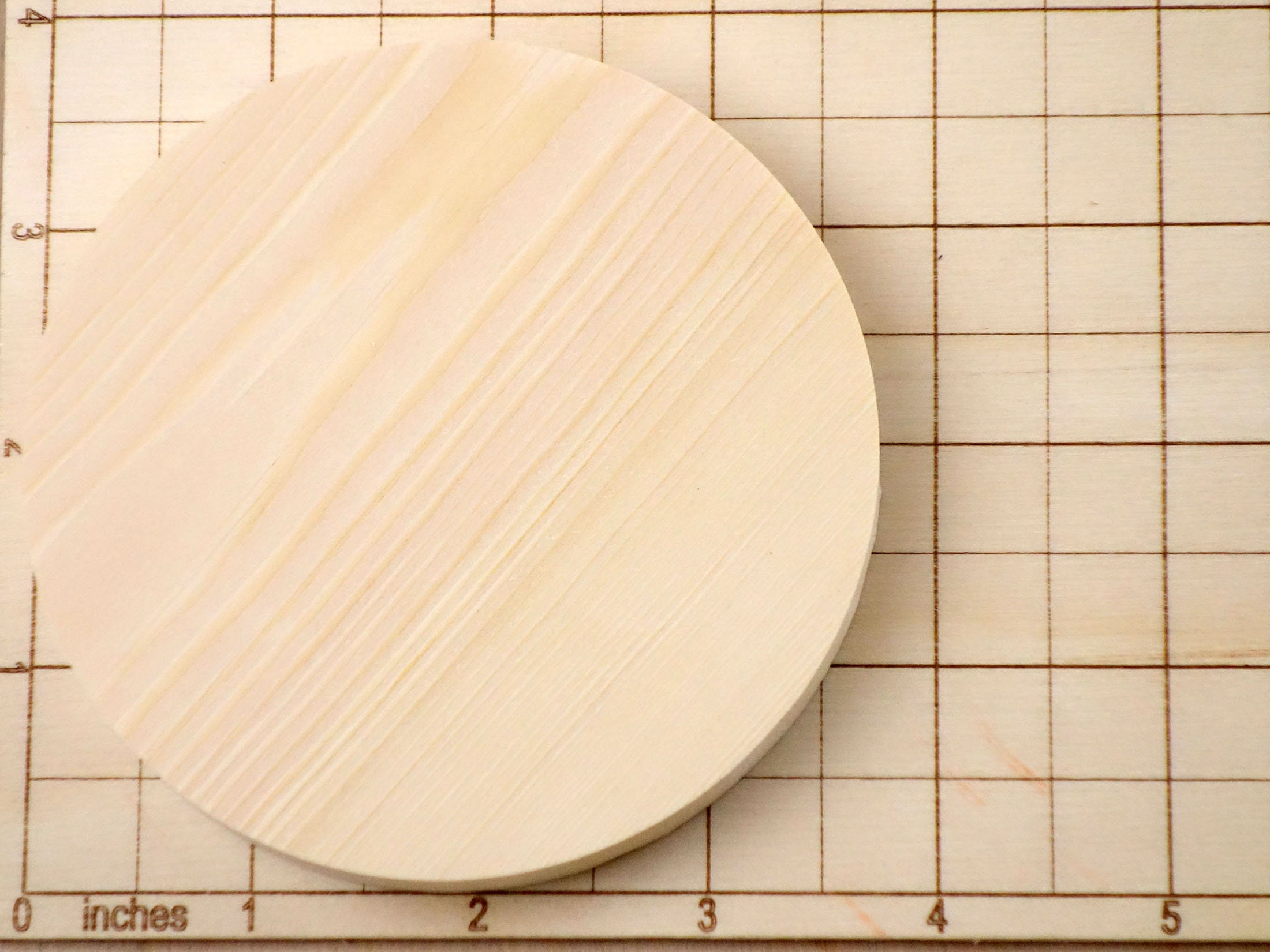 Unfinished wood wooden blank circle round cutout shape for Etsy
