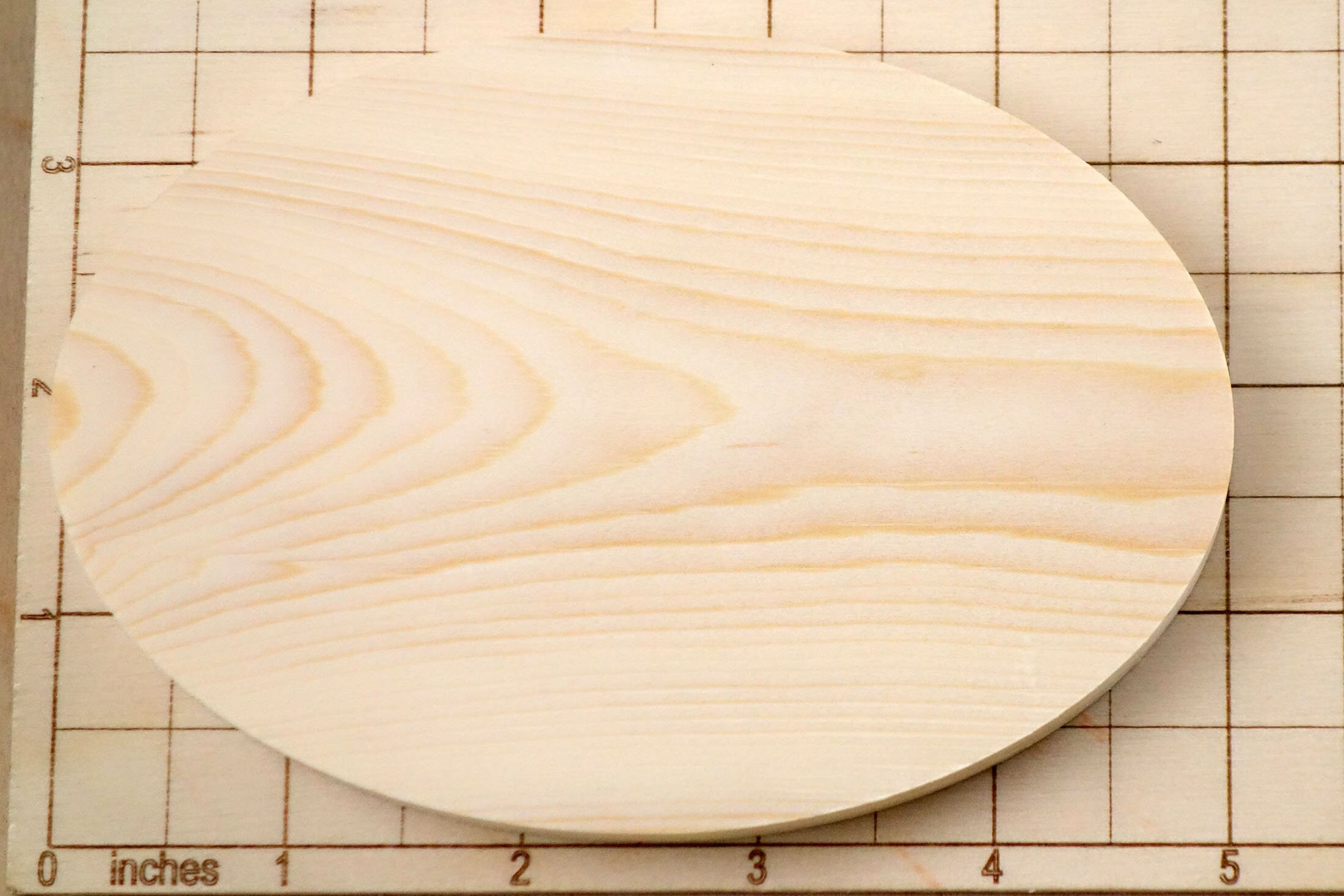 Unfinished wood wooden blank oval cutout shape for coasters Etsy