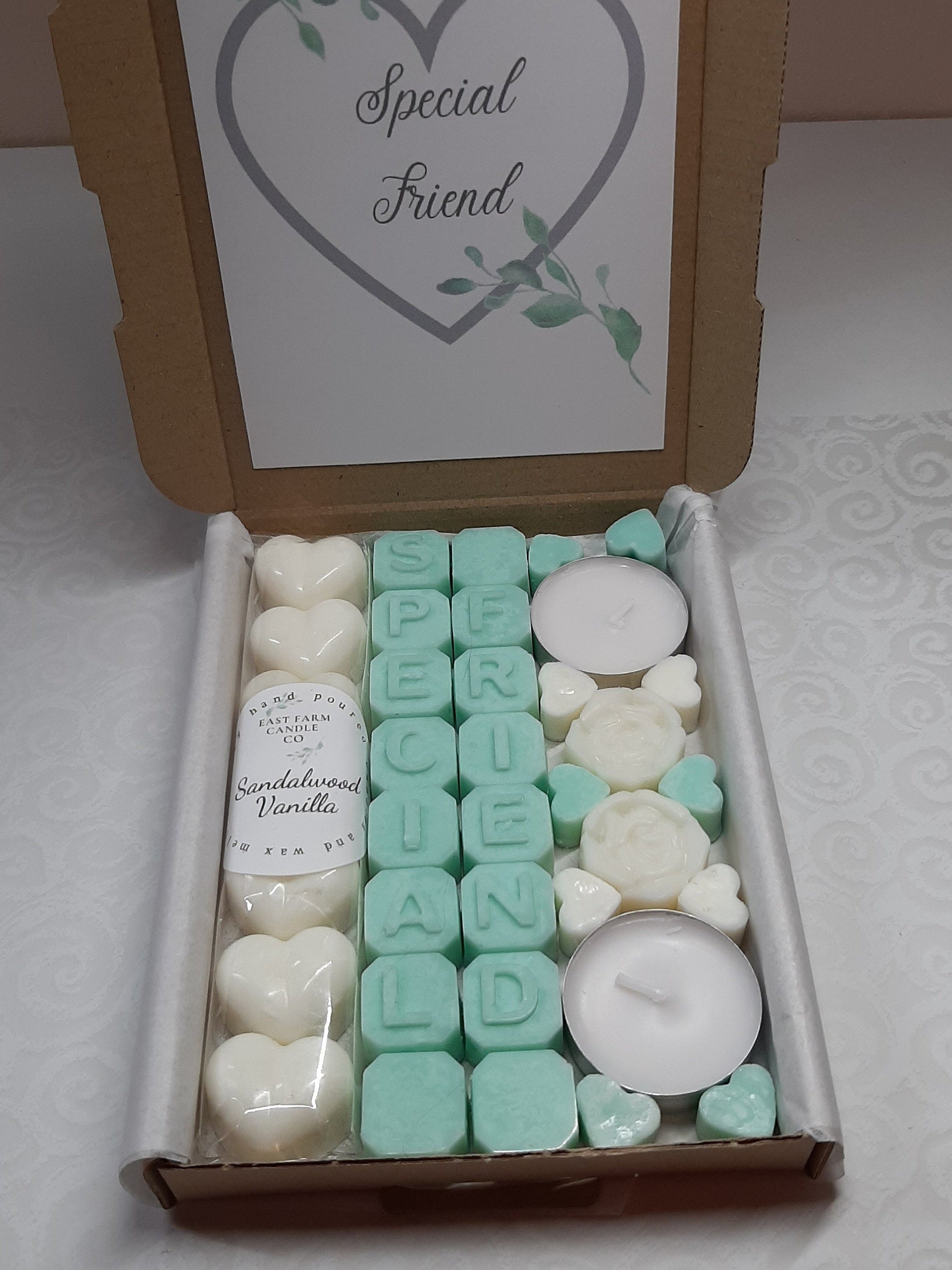PERSONALISED WAX MELT Gift Box Customise with your own words Etsy