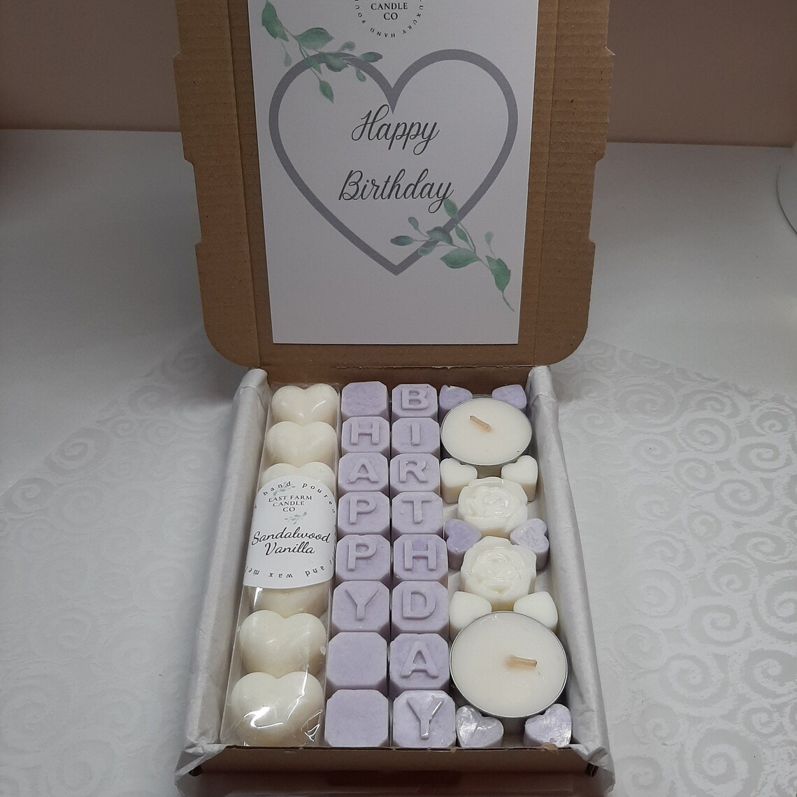 PERSONALISED WAX MELT Gift Box Customise with your own words Etsy