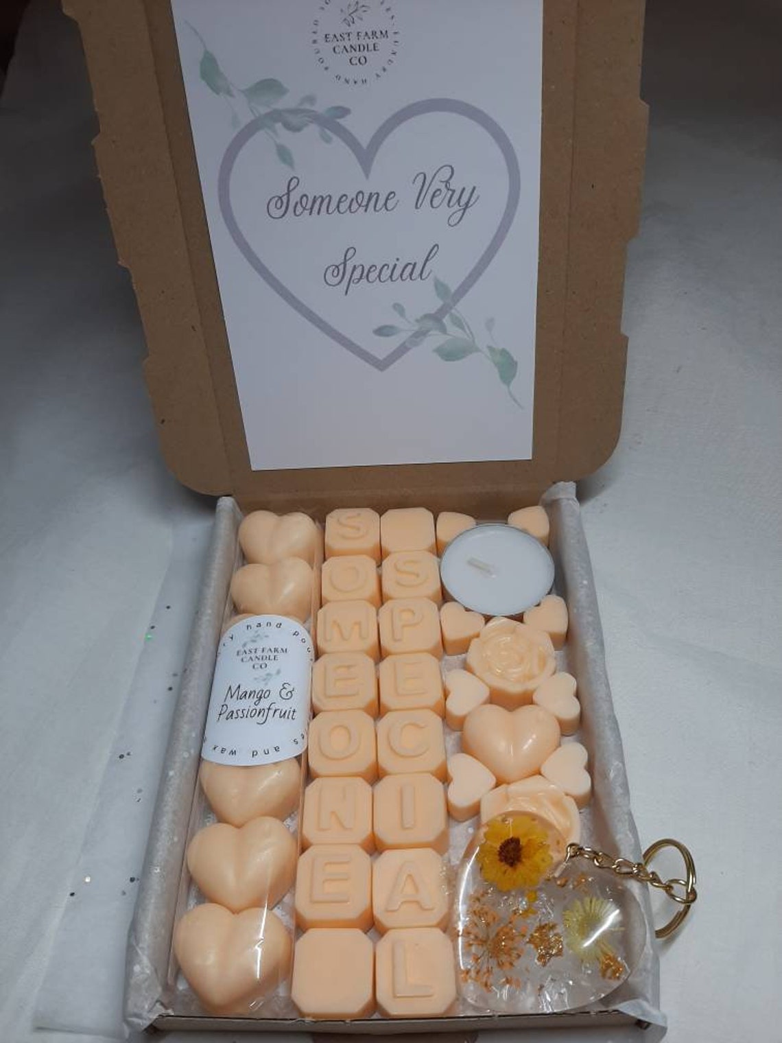 PERSONALISED WAX MELT Gift Box Customise with your own words Etsy