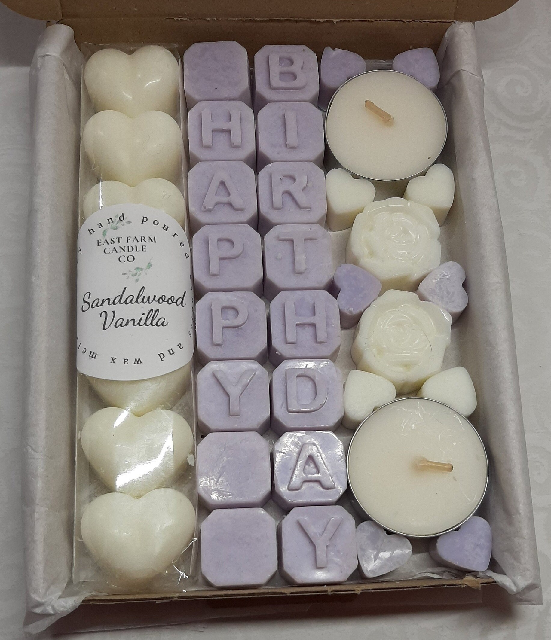 PERSONALISED WAX MELT Gift Box Customise with your own words Etsy