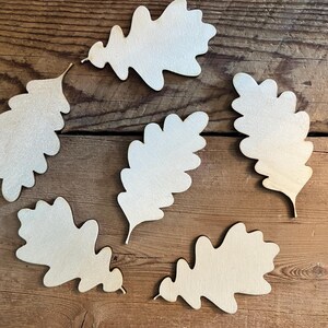 Wooden Leaves Cutouts, Unfinished Wood Leaves, Leaf Wood Shapes, Fall Wooden Shapes, Leaf Shaped Cutouts, Craft Projects, Autumn Wood Pieces