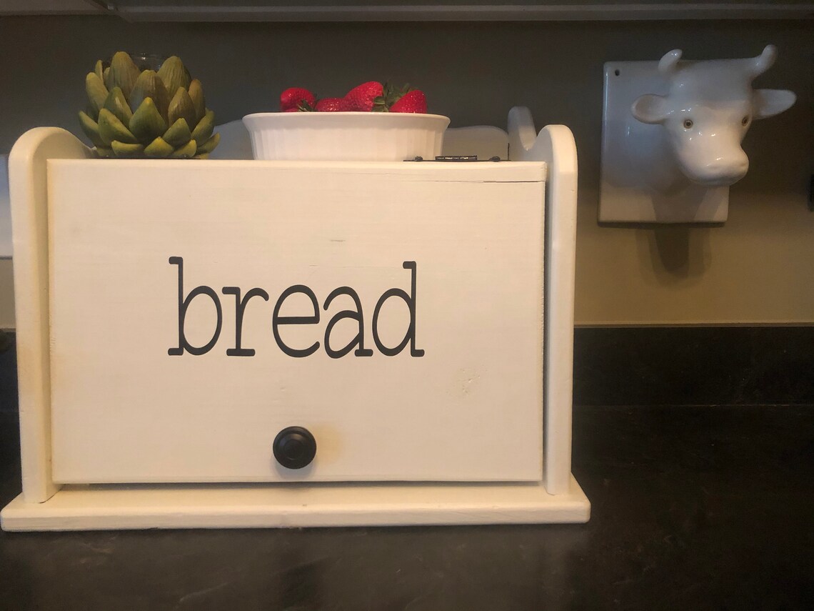 Bread Box Vinyl Decal Farmhouse Decal Bread Decal Farmhouse Etsy