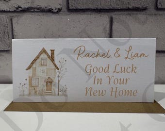 New Home Money Wallet | Birthday Gift for him or her | House Warming Gift | Gift Card | Money Wallet | Personalised gift card |  New Home |