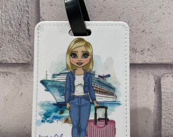 Personalised Cruise Luggage Tag | Suitcase Tag | Custom Luggage Tag | Holiday Tag | Passport Cover | Holiday Accessory Travel Gift