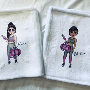Personalised Gym Towels | Gym Towel | Fitness Towel | Exercise Towel | Personalised Gift | Gym Girl Gift | Gym Girl | Fitness Gift zdjęcie 10