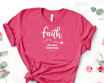 Faith t-shirt, Christian t-shirt, Religious t-shirt, Short-sleeve unisex t-shirt
