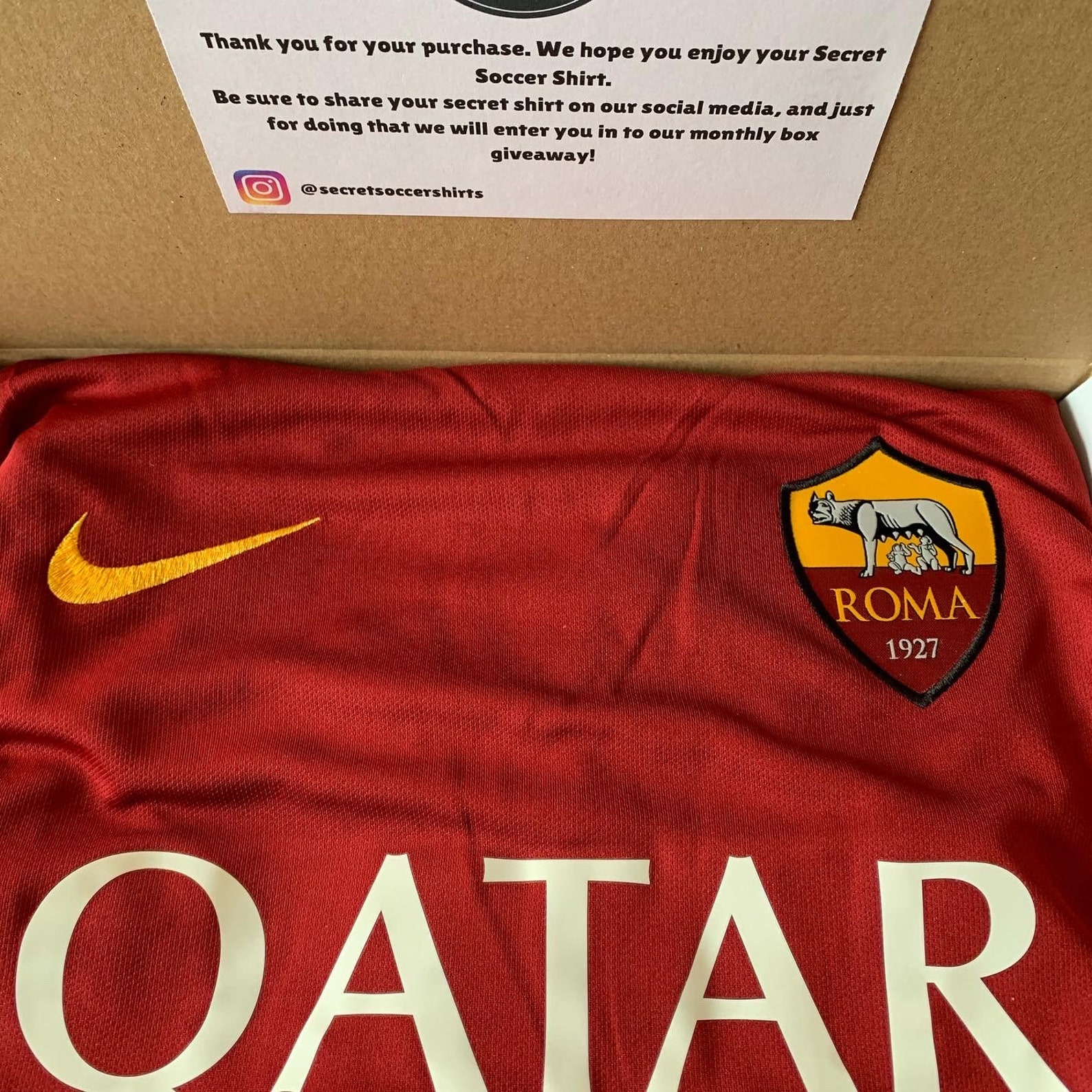 Secret Soccer Shirts Birthday Mystery Box Mystery Box Etsy