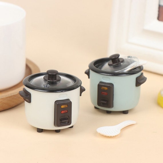 Mini Rice Cooker Scale 1/6,dollhouse Miniature Kitchen Appliances for  Barbie,dollhouse Rice Cooker,mini Rice Cooker,mini Utensils Kitchen 