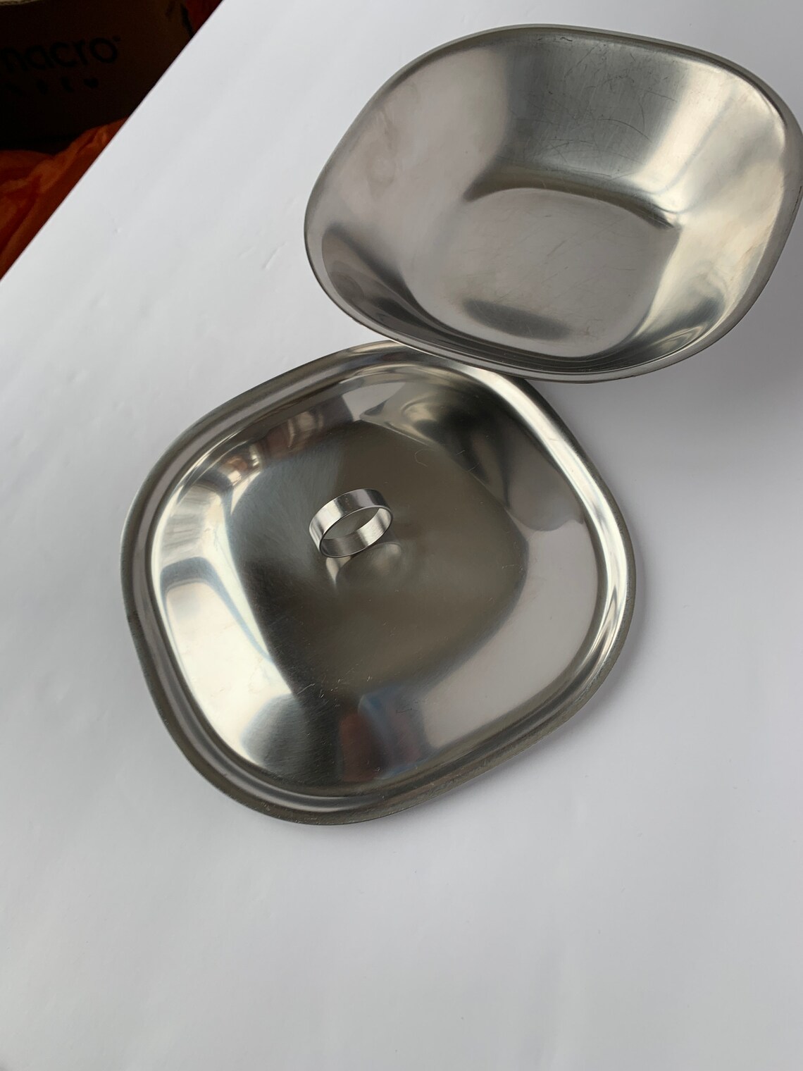 WMF Cromargan stainless steel serving dish with lid made in Etsy
