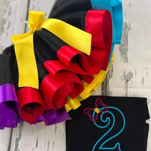 TUTU ONLY Birthday Wiggle Wiggles Custom Ribbon Trim Tutu ...