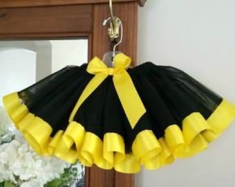 Handmade Wiggles Ribbon Trim Tutu - Custom Baby, Toddler, Kids