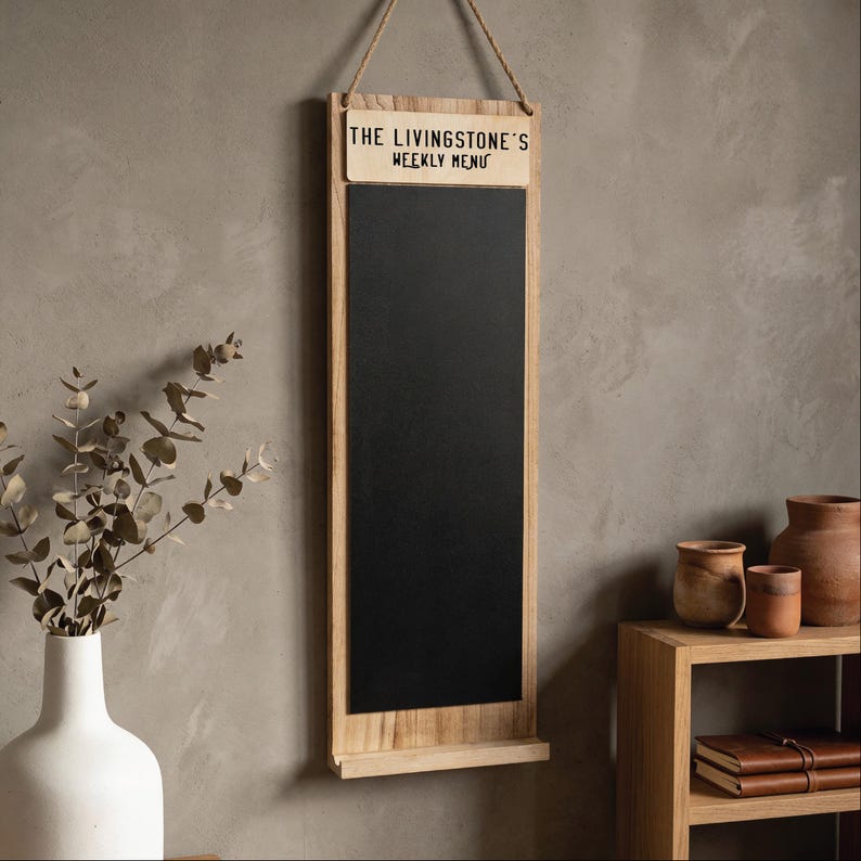 Custom hanging Blackboard-Scoreboard For Games Night-Personalised Chalkboard image 3