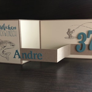 Carte personnalisée/carte de félicitations pour les pêcheurs/pêcheurs