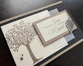 Sympathy card/ Condolence card/ Mourning card - Tree