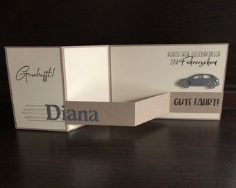 Personalized card/congratulations card/ congratulatory card for passing your driving test/driving test