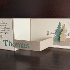 Personalisierte Karte/ Weihnachtskarte/ Grußkarte Weihnachten