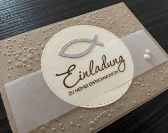 Invitation/ Invitation card for First Communion