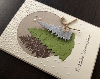 Christmas card/ greeting card Christmas fir/ fir tree