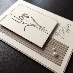 Carte de deuil/carte de condoléances/carte de condoléances carte de deuil