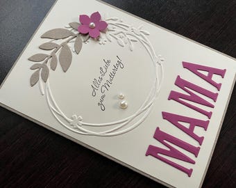Card/ Mother's Day card/ Mother's Day greeting card