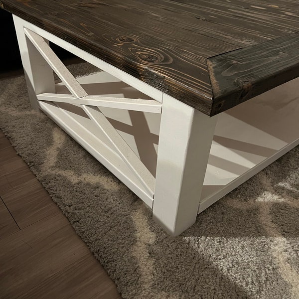 Farmhouse Coffee Table Etsy