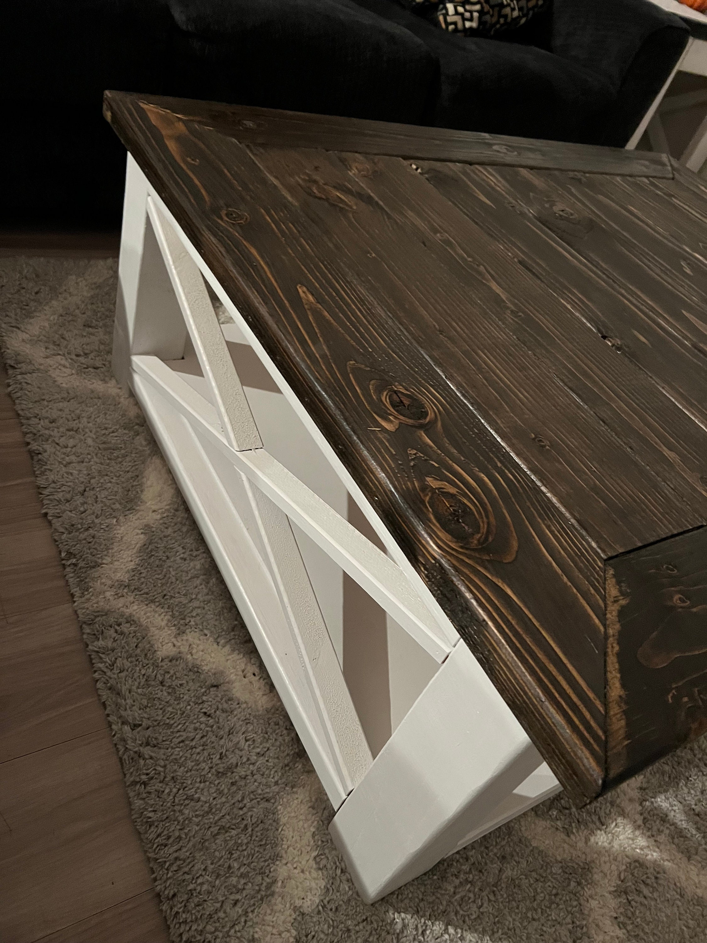 Large Farmhouse Coffee Table Etsy