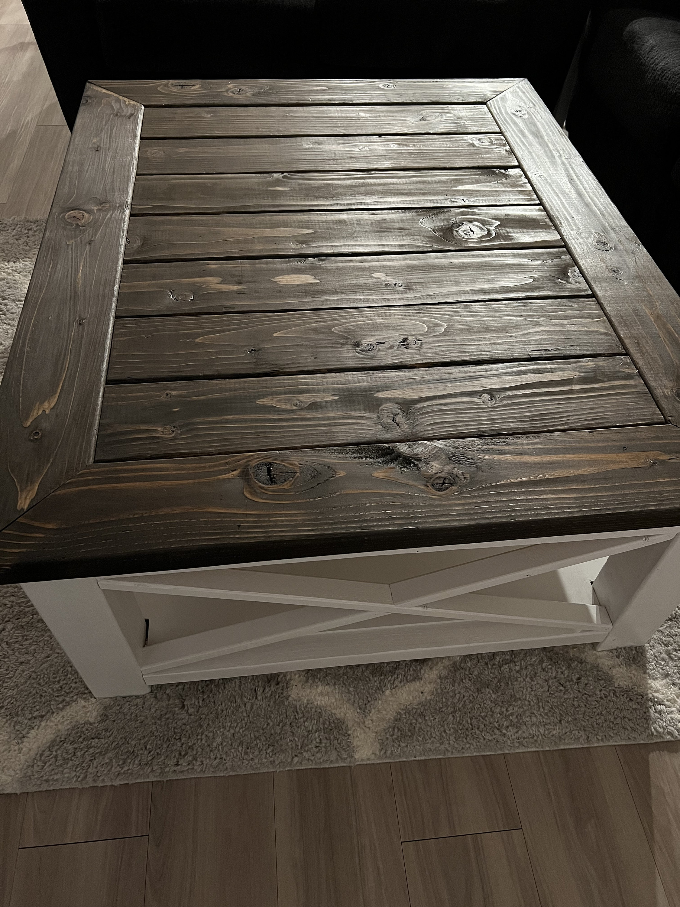 Large Farmhouse Coffee Table Etsy