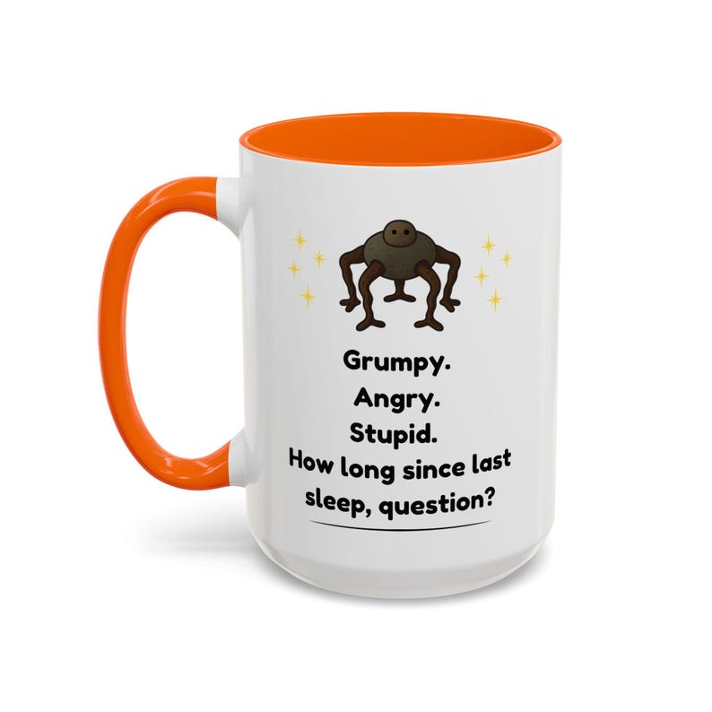 Funny Bookish Mug | Rocky Alien Illustration | Grumpy Sleep Deprived Sci-Fi Gift | Reader Humor | Readers Sci-Fi Fans Gift | Book Nook Decor image 7