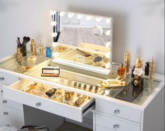 Vanity Desk, Vanity Makeup Desk With Drawers