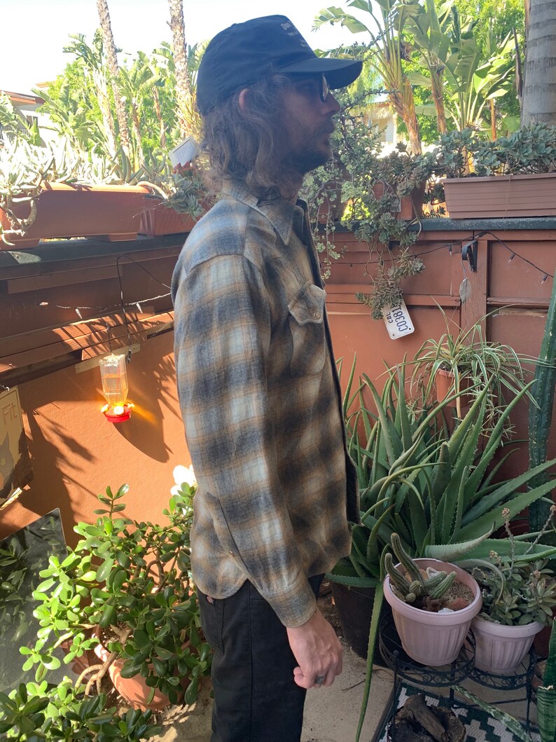 Vintage genuine 1970s Pendleton wool flannel button-down
