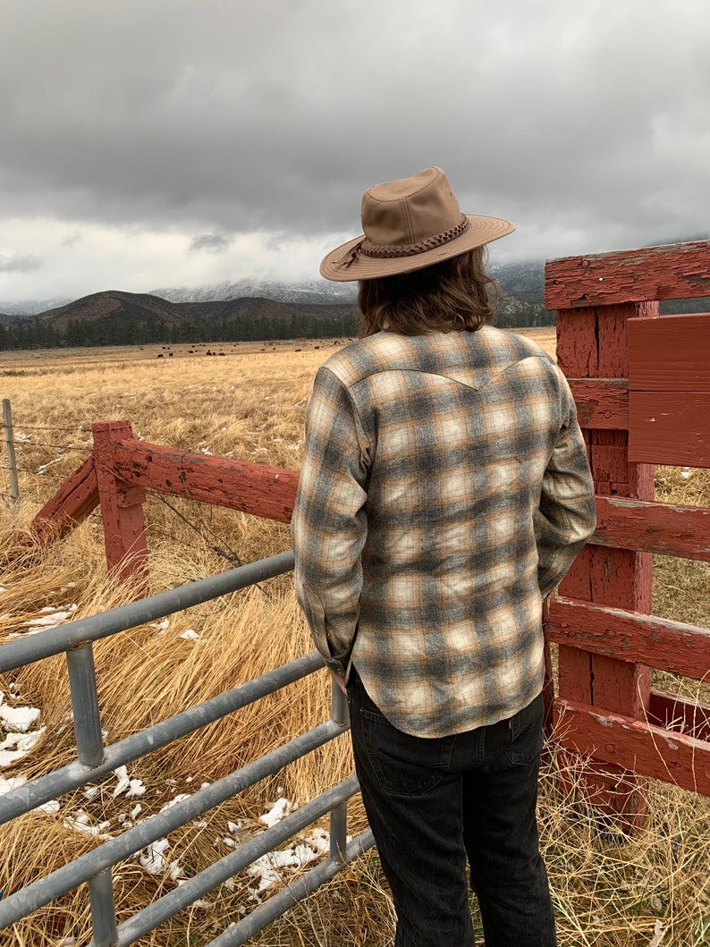 Vintage genuine 1970s Pendleton wool flannel button-down